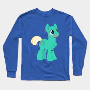 Black Pete pony Long Sleeve T-Shirt